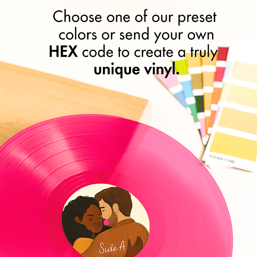 Gatefold Cover with 2 Custom Vinyl Records