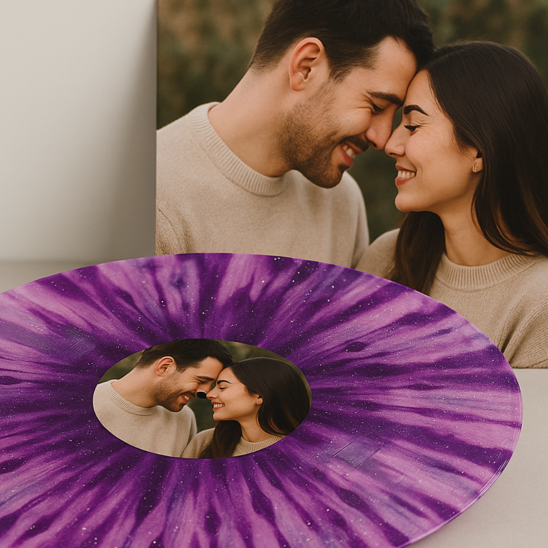 Gatefold Cover with 2 Custom Vinyl Records