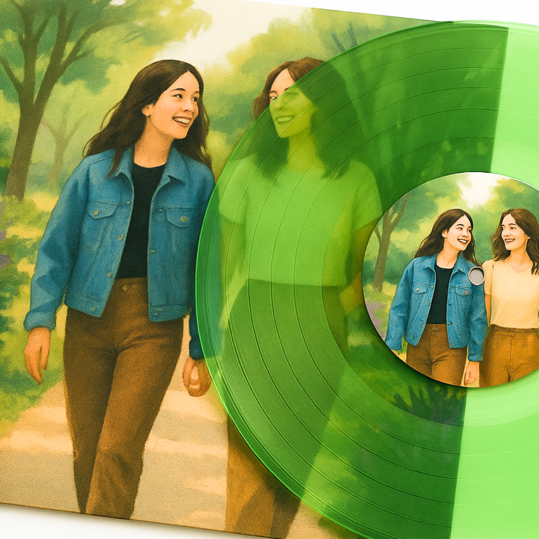 Gatefold Cover with 2 Custom Vinyl Records