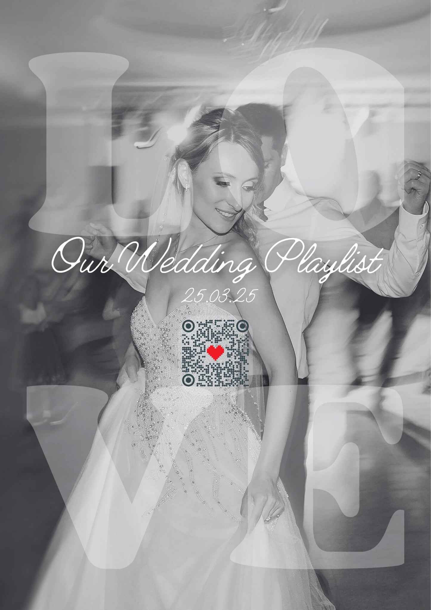 Custom Photo Playlist Poster (Digital and Print)