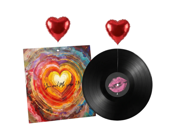 Anniversary vinyl record gift — your songs and photos on real vinyl