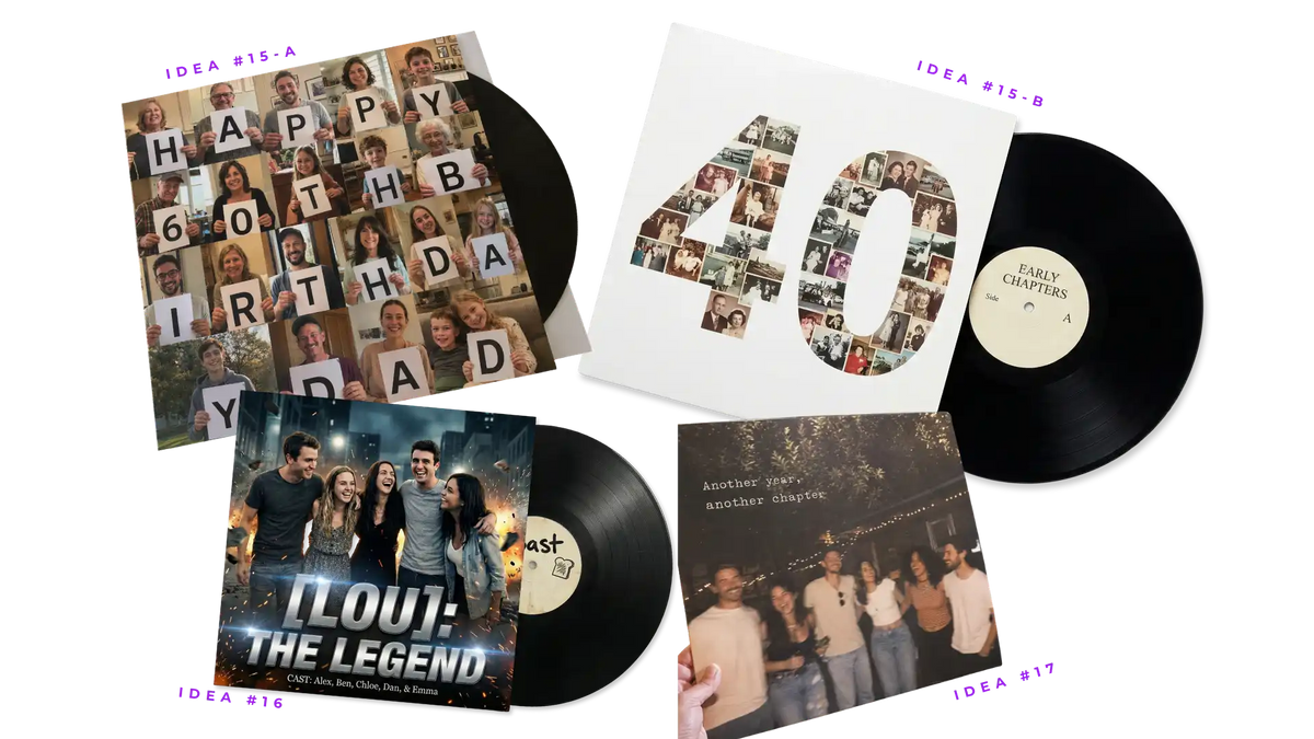 Birthday and milestone vinyl records β from