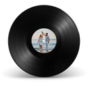 Black custom vinyl record