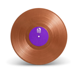 Copper vinyl record disc