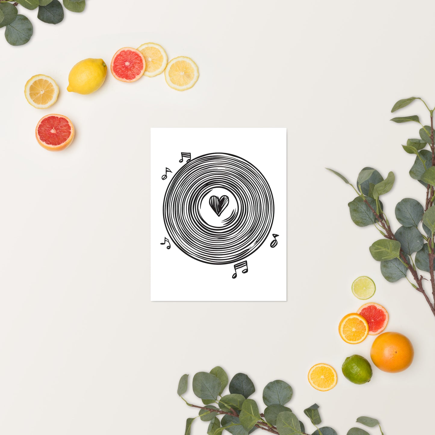 Love Vinyl Records Poster [FOR MINIMALISTS]