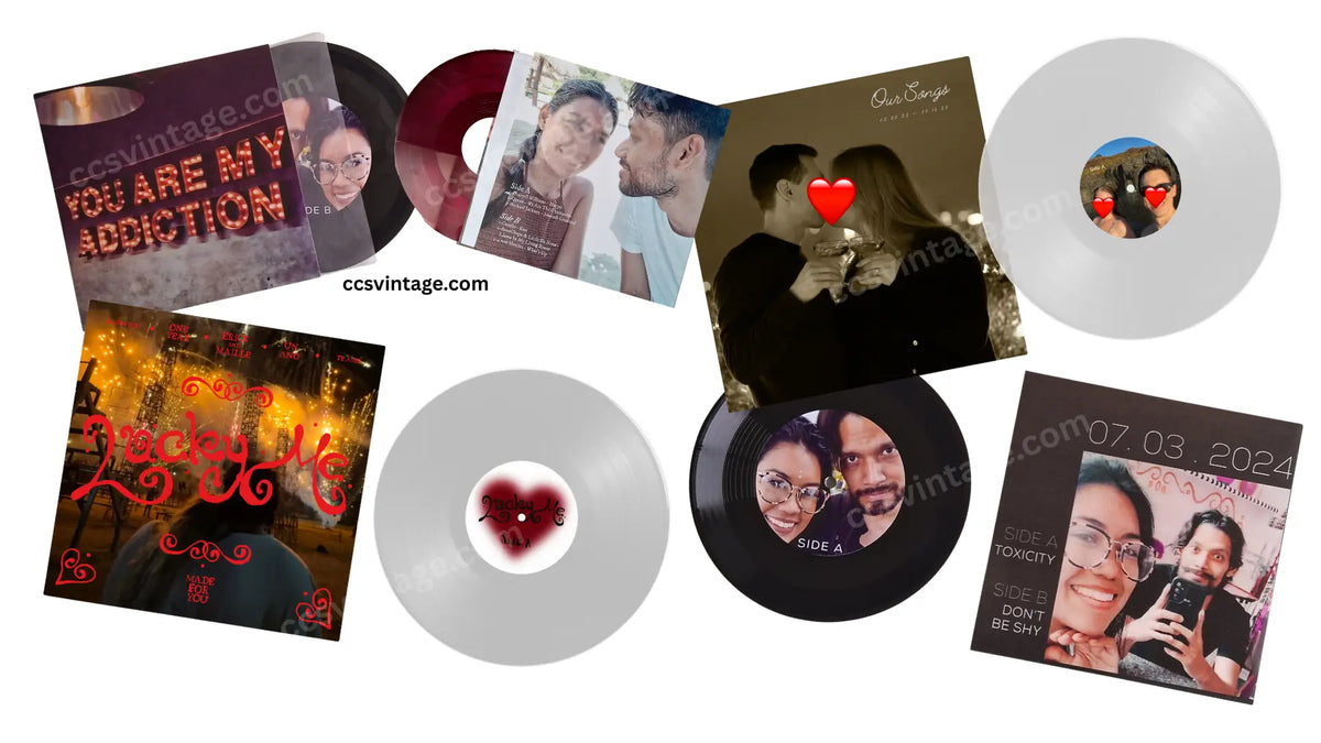 Real orders from CCS Vintage customers β romantic vinyl records for anniversaries, proposals, and love stories.