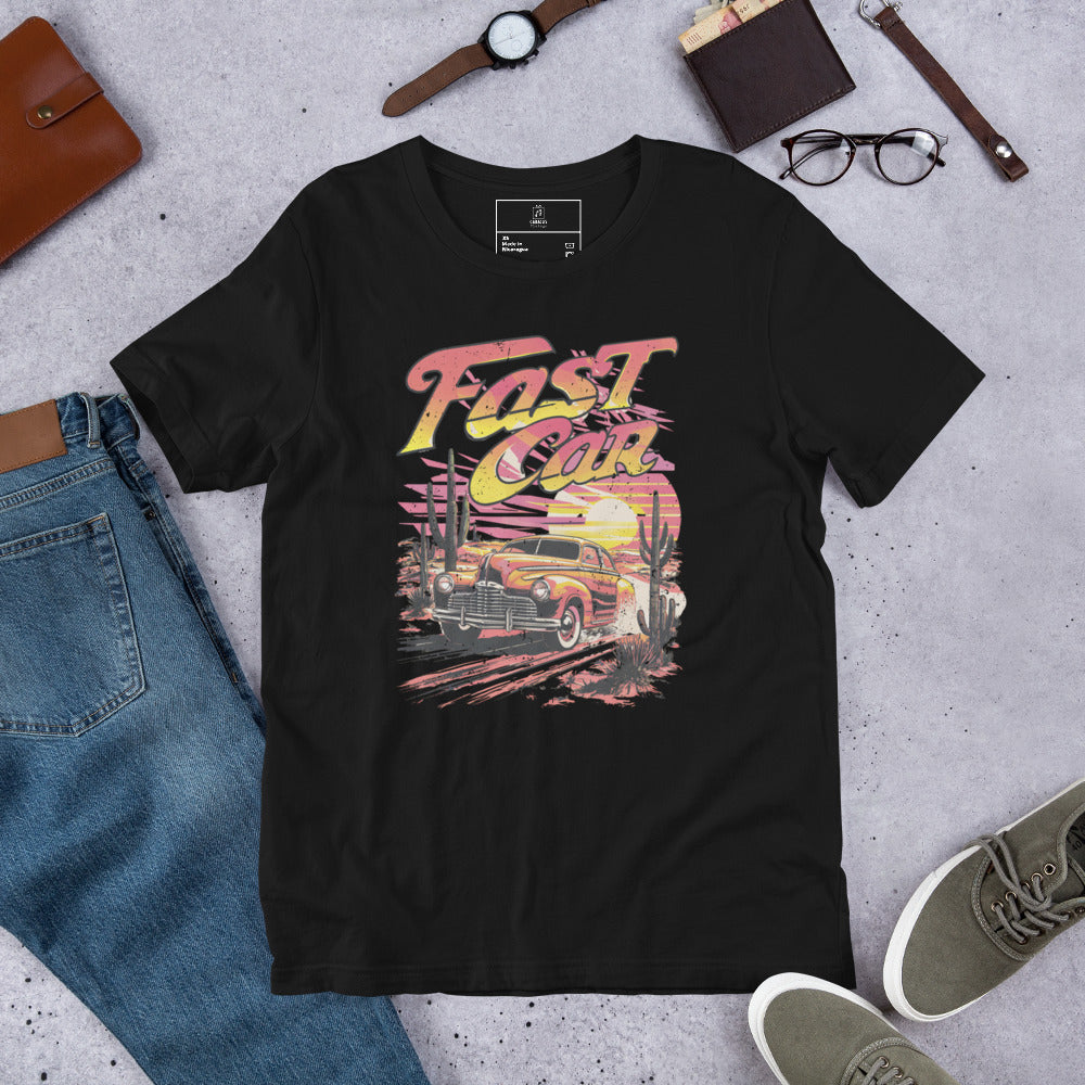 Fast Car Vintage Graphic Tshirt [For your Next Country Music Concert]