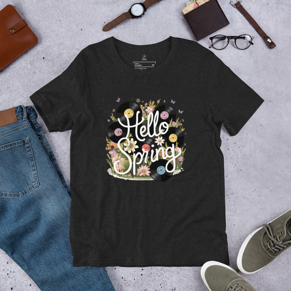 Hello Spring t-shirt [FEEL THE MUSIC OF NATURE]