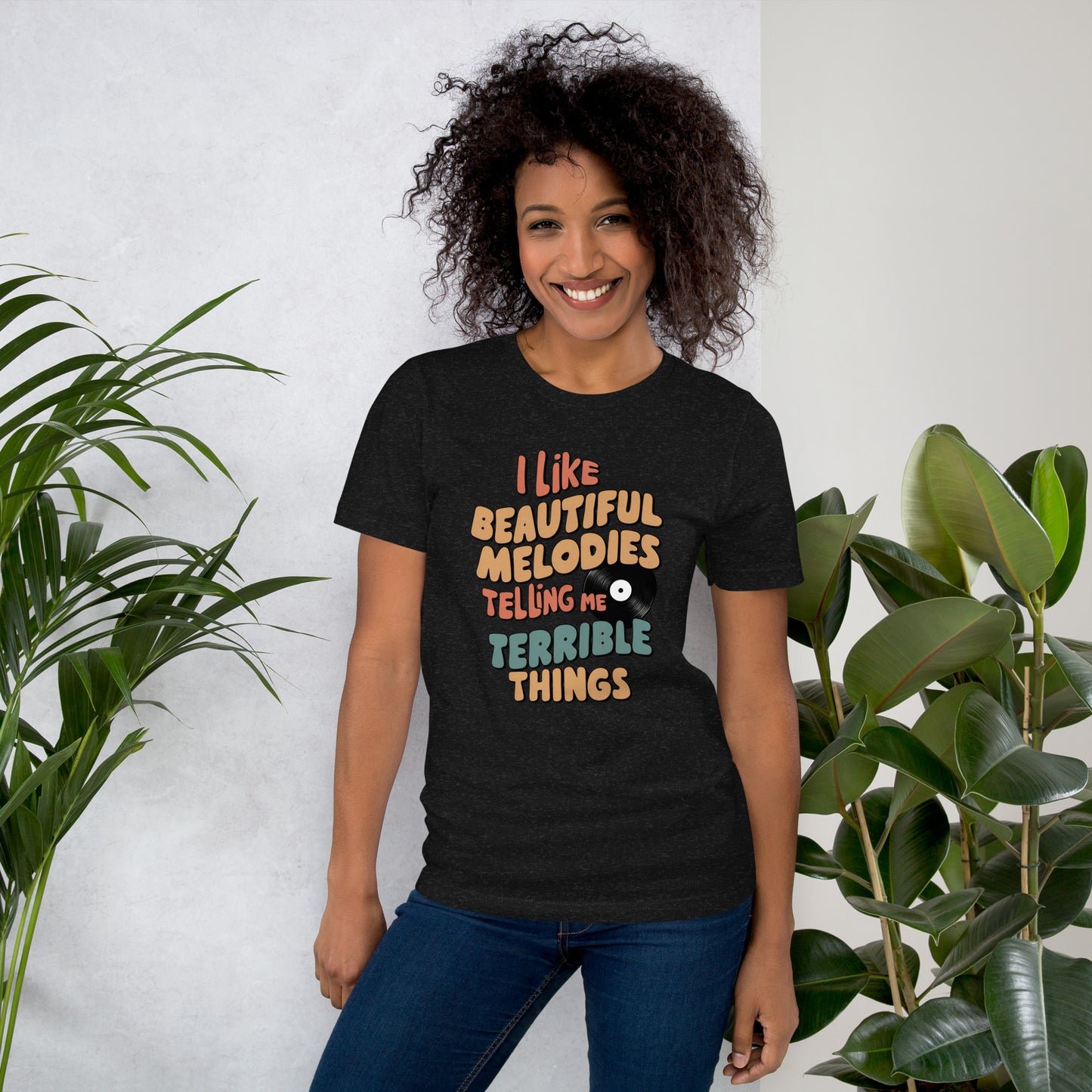 I Like Beautiful Melodies Telling Me Terrible Things Tshirt [For your emo friend or... yourself!]