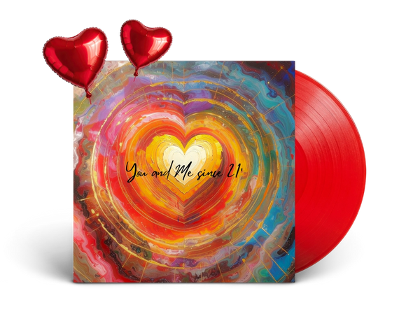 Custom colored vinyl record anniversary gift — CCS Vintage