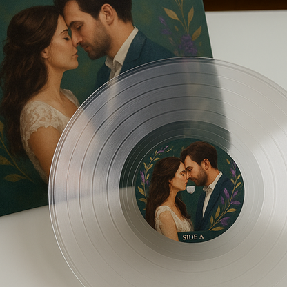 Gatefold Cover with 2 Custom Vinyl Records