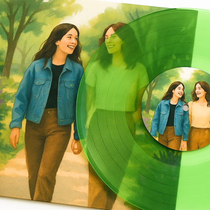 Gatefold Cover with 2 Custom Vinyl Records