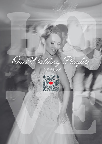 Custom Photo Playlist Poster (Digital and Print)