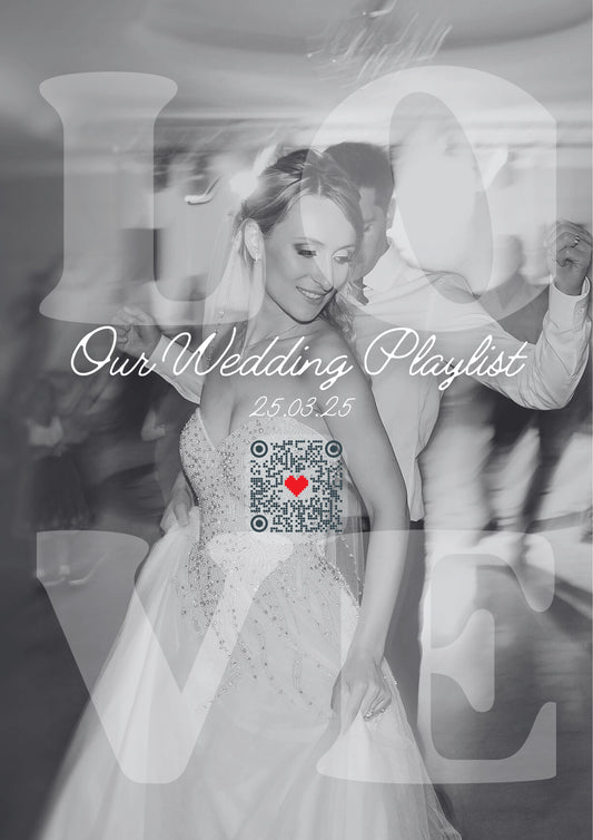 Custom Photo Playlist Poster (Digital and Print)