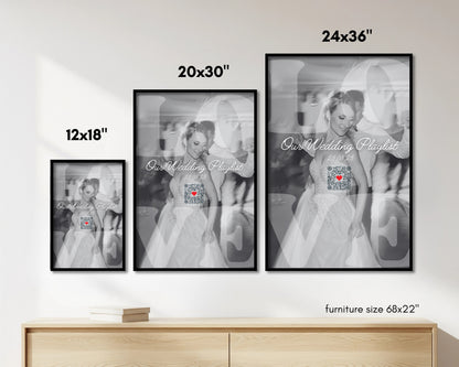 Custom Photo Playlist Poster (Digital and Print)