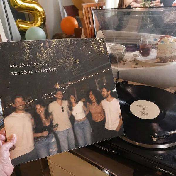 Birthday group gift — vinyl record from everyone