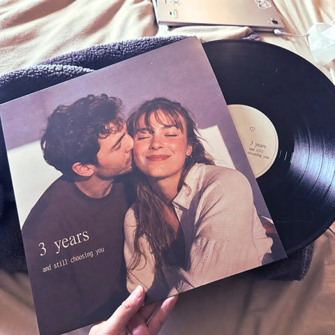 Anniversary vinyl record gift