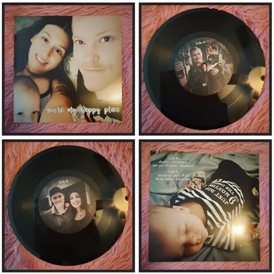 Real custom vinyl record from CCS Vintage customer