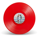 Colored custom vinyl record