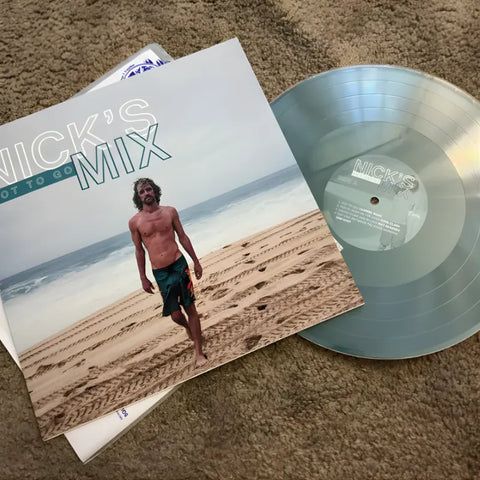 Custom colored vinyl record — real customer photo 8