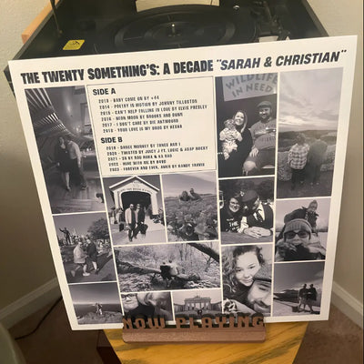 Real custom vinyl record from CCS Vintage customer