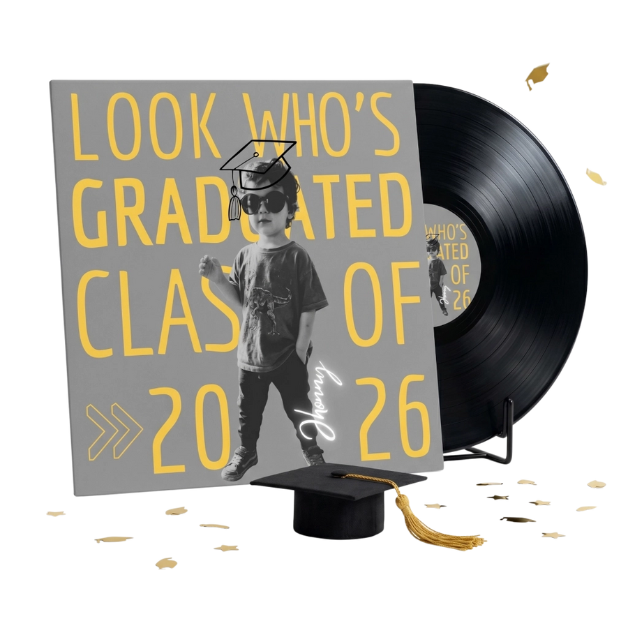 Custom graduation vinyl record — CCS Vintage