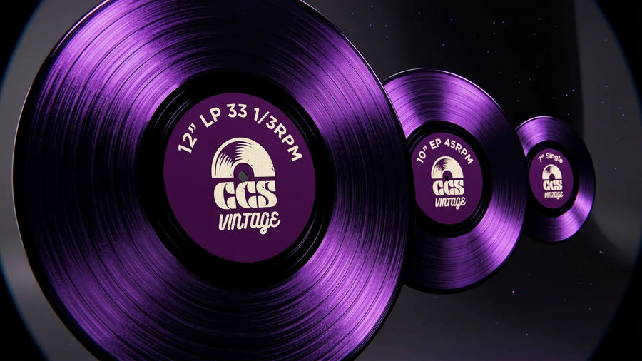 7-inch, 10-inch and 12-inch vinyl record sizes compared — CCS Vintage