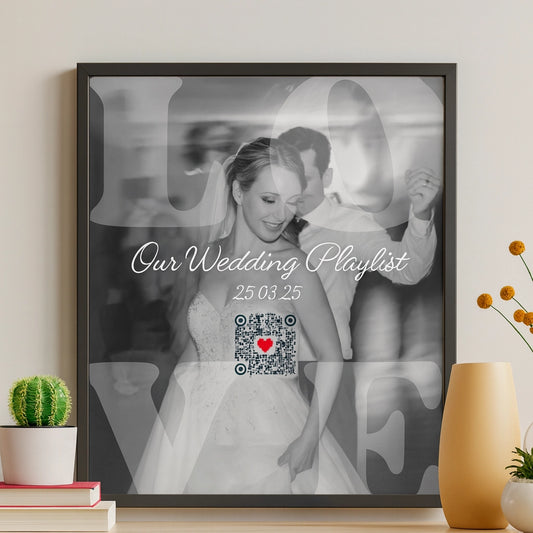 Custom Photo Playlist Poster (Digital and Print)