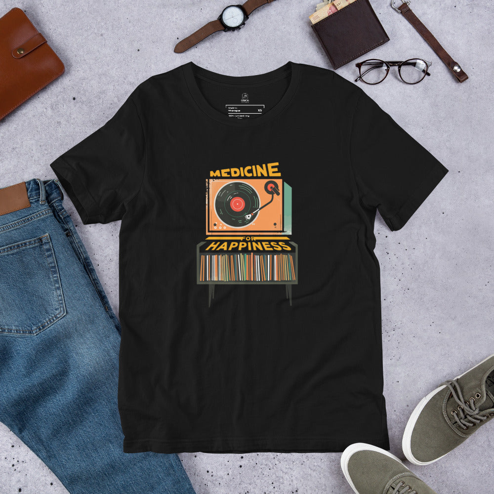 Medicine for Hapiness Tshirt [For the Audiophile]